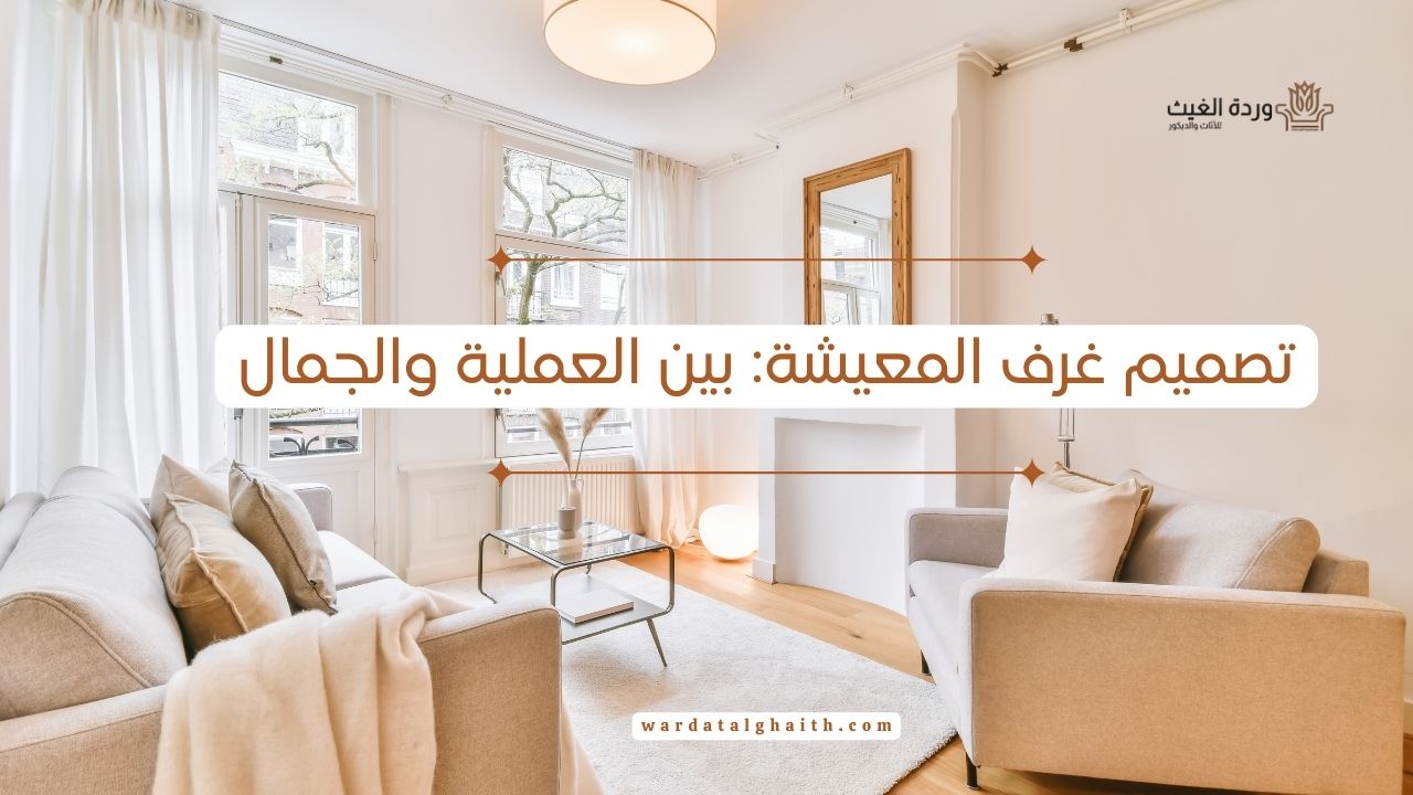 تصميم غرف المعيشة: بين العملية والجمال